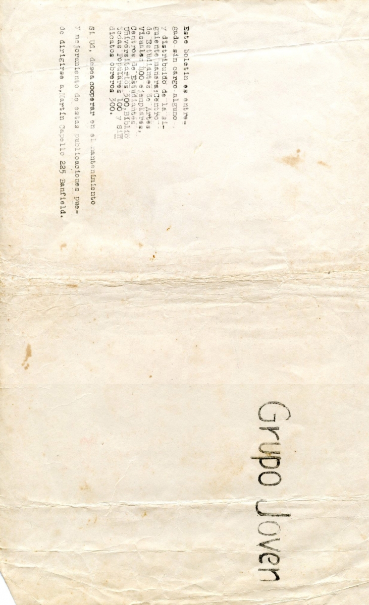 Boletín Grupo Joven
