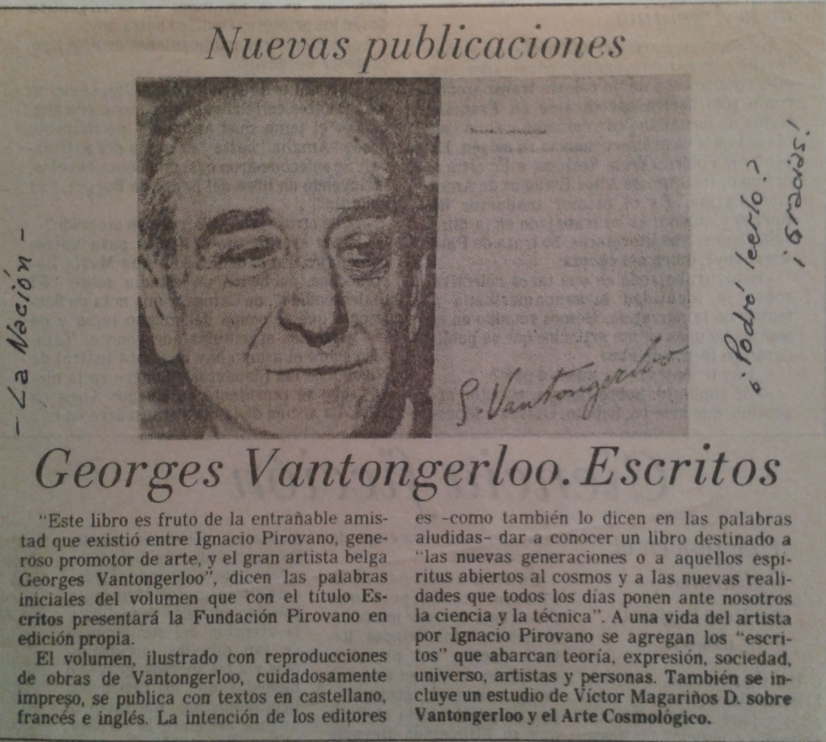 Ensayo sobre Vantongerloo
