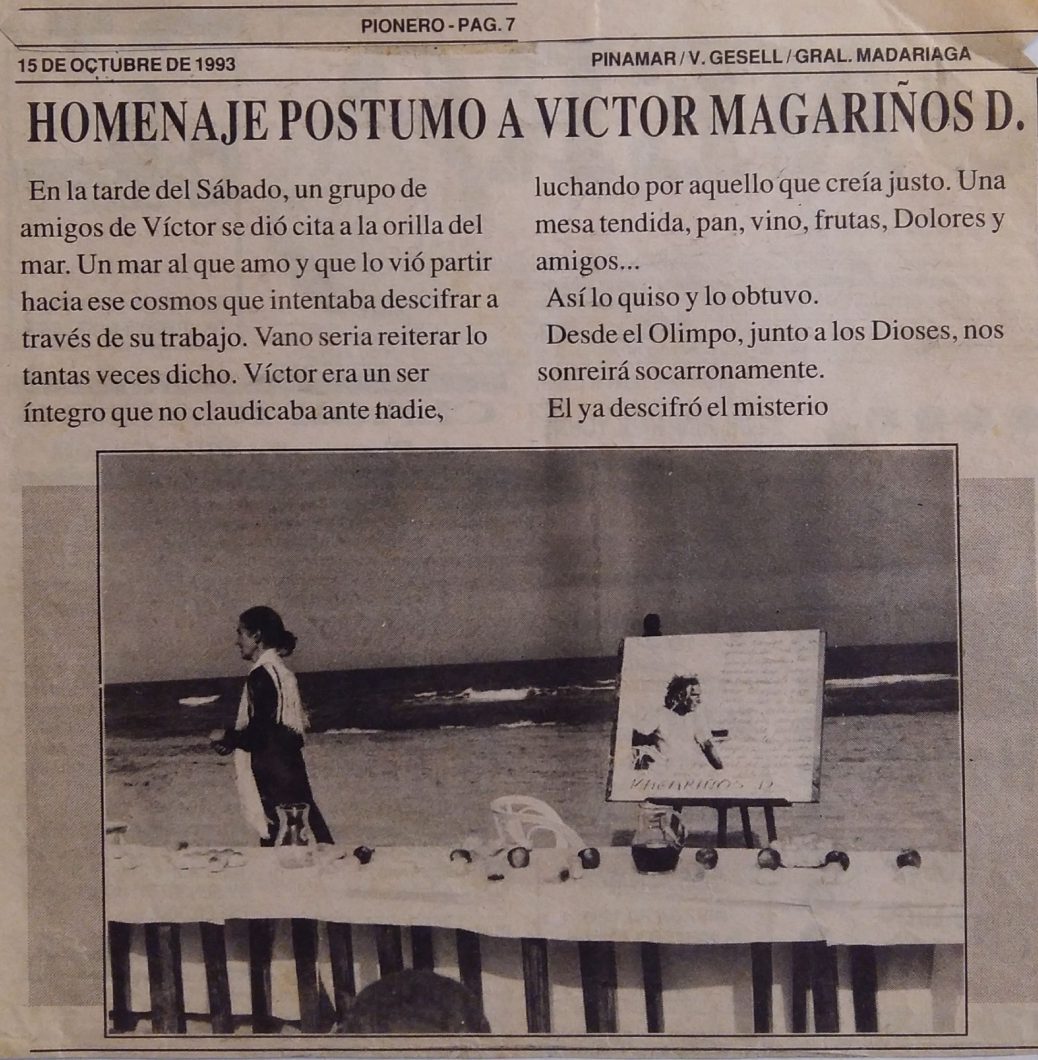Fallecimiento en Pinamar