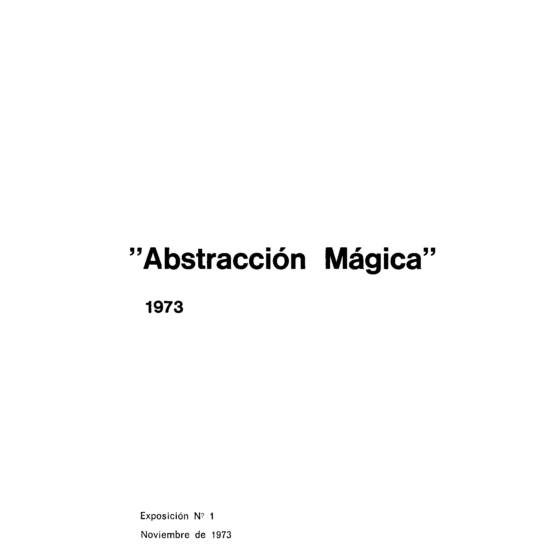 Abstracción Mágica